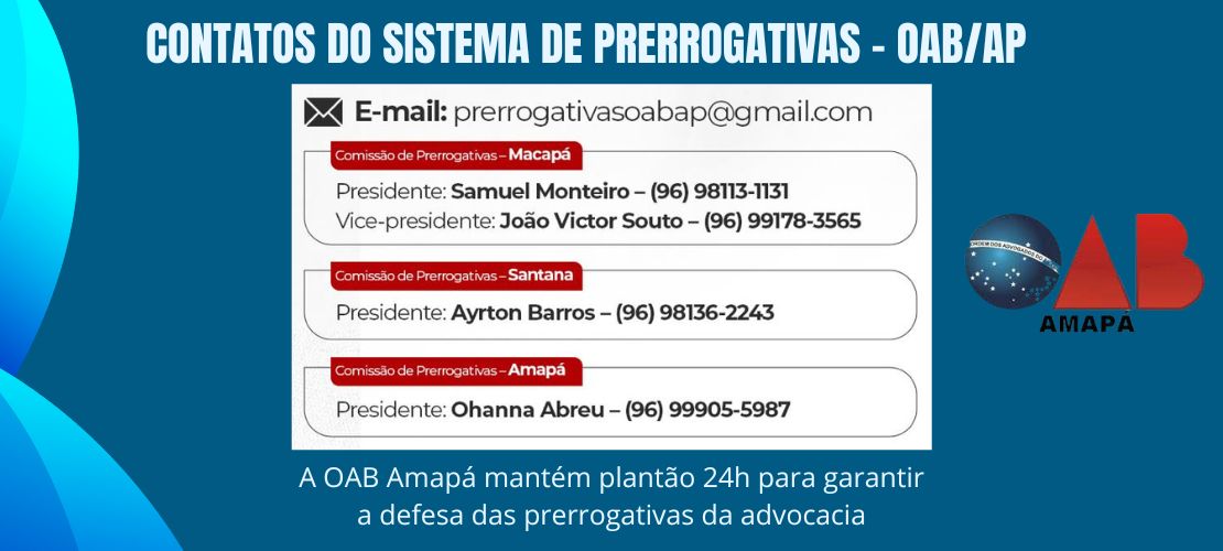 PRERROGATIVAS - CONTATOS